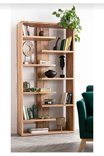 Home Mywoodteks-ahşap Kitaplık Dekoratif Raf 160x80x12