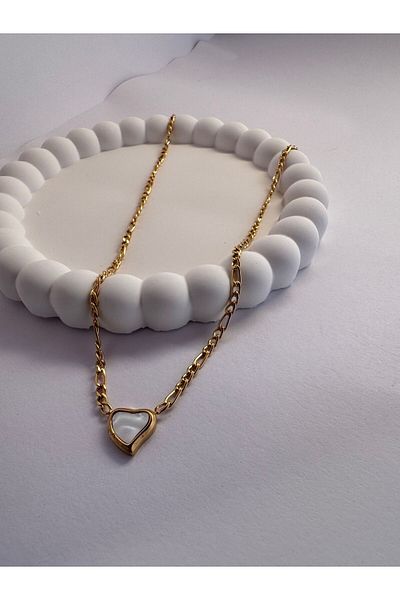 Çelik Steel Heart Necklace