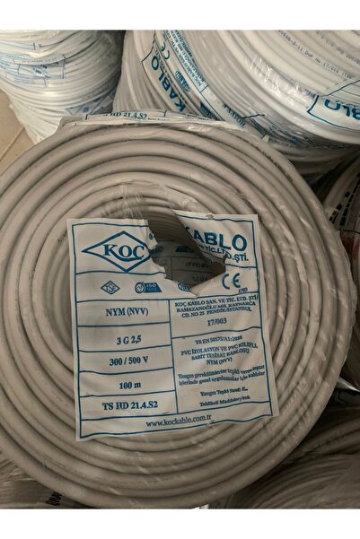 Koç 3*2.5 nym antigron koç kablo 100 metre