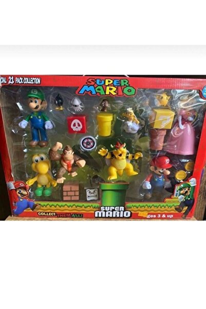Otantik Home Super Mario Mini Figür 14lü