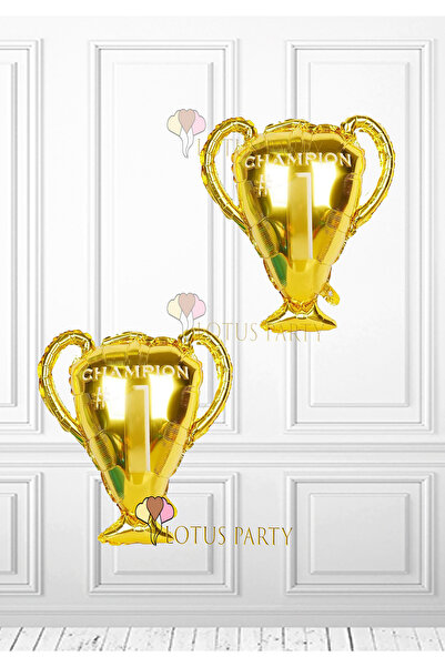 LOTUS PARTY بالونات على شكل كأس - بالونات على شكل كأس الشامبيون 2 قطعة