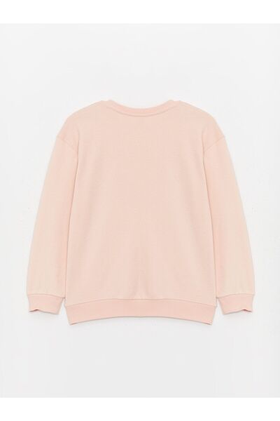 LC Waikiki Crew nyakú, hosszú ujjú, nyomott lány pulóver és leggings nadrág