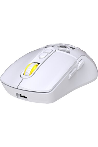Genel Markalar Nexus Air V1 10000 Dpi Pixart PMW3325 Sensör Değiştirilebilir Kapak RGB Kablosuz Gaming Mouse Beyaz