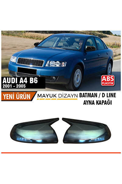 Mayuk Dizayn AUDİ A4 B6 (2001-2005) Batman Yarasa Ayna Kapağı + Montaj Bandı ...