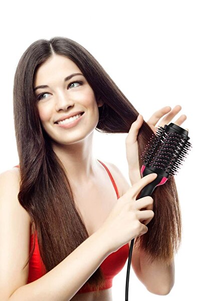 Raicon Practical Professional Air Blown Hair Drying and Styling Blow Dryer Brush Comb Professional