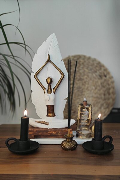 Lina Art hediyelik Meditasyon Hediyelik Set ( Mumluklar Oval Mumluk Ile Değiş...