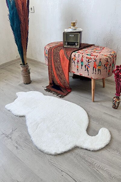 trivago halı Yıkanabilir Sevimli Kedicik Peluş Çocuk Odası Oturma Odası Salon...