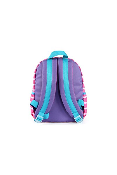 Benetton Pink 3-piece Kindergarten Nursery Set - Nursery Bag, Lunch Box and 700ml Water Bottle Size 30*26*12 Cm