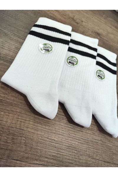 Leement socks Unisex Bamboo Tennis Sports Socks Quality Soft Textured 3 Pairs Premium Series