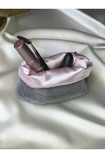 MELSEA حقيبة مكياج قطيفة بحجم حقيبة صغيرة