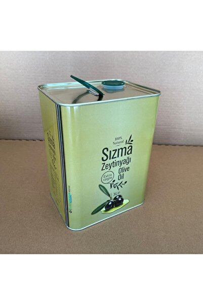 Pause Art Home 3 LT YAĞ TENEKESİ - BASKILI - 3000 CC ZEYTİNYAĞ TENEKESİ - KAPAKLI İÇİ BOŞ