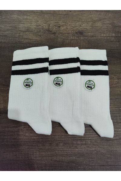 Leement socks Unisex Bamboo Tennis Sports Socks Quality Soft Textured 3 Pairs Premium Series