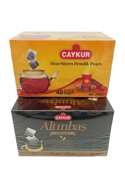 Çaykur 200 Gr Altinbaş and Süzen Teapot Tea Bags - X 2