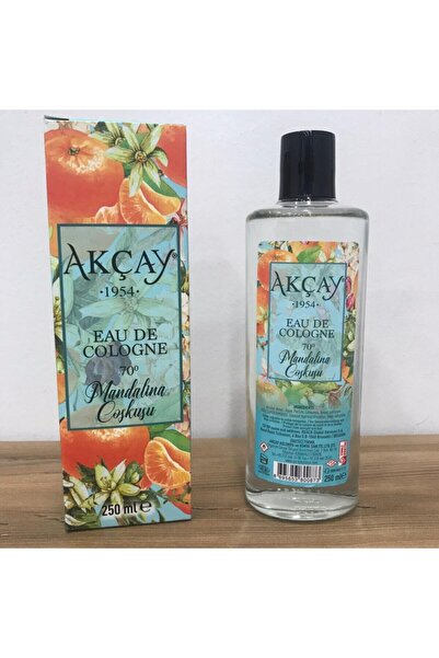 AKÇAY Mandalina Coşkusu Kolonyası Cam Şişe 250 Ml