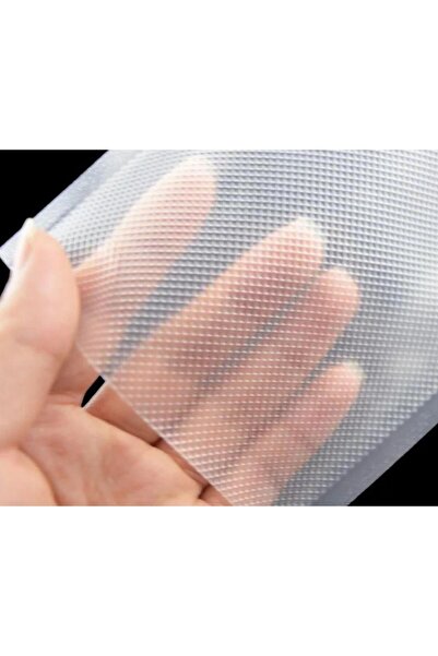 PRİVATE 18x23 Tırtıklı 1 Kg Gofrajlı 90 Mikron Ev Tipi Gıda Vakum Poşeti Torbası Bpa Içermez