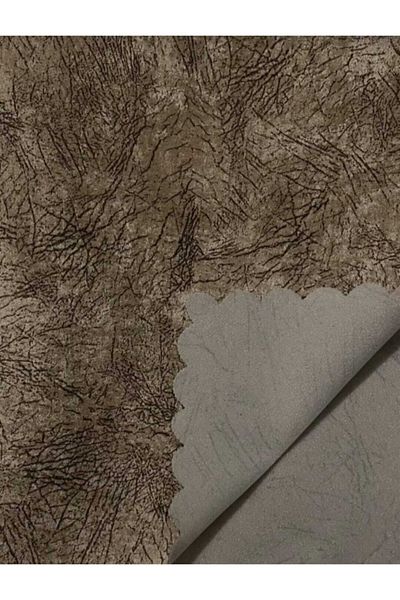 vera home collectıon Кадифена горна част, гъбена текстура на долната част, калъф за диван, зърнест модел, капучино и тъмна норка