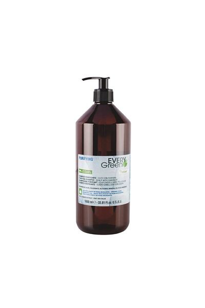 EveryGreen 1000 ml Purifying Green Purfying Shampoo Effective Against Dandruff
