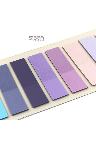 sibga tasarım Transparent Colored Postit Post-it Post ItBookmark Bookmark Postit Sticker Note Paper 200 Sheets