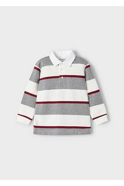 MAYORAL Tricou cu gât polo pentru băiat - mânecă lungă 04104 078
