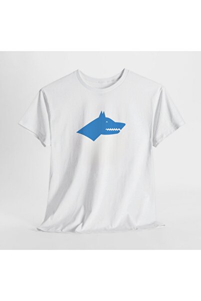 SARI Gray Wolf Patterned Turkish T-Shirt - Trb1