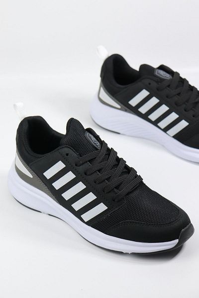 M.P. M.P - 1046 Black Mesh Comfortable Men's Daily Sports Shoes