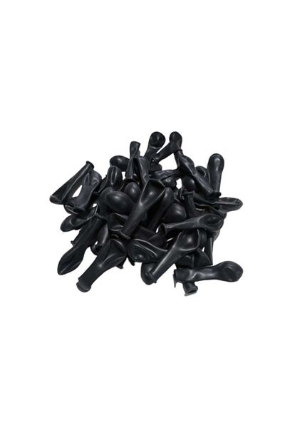Öz-bal Black 10Pcs Good Quality Tiny 5 Inch Balloons - Trend Colors for Party and Events Affordable Prices