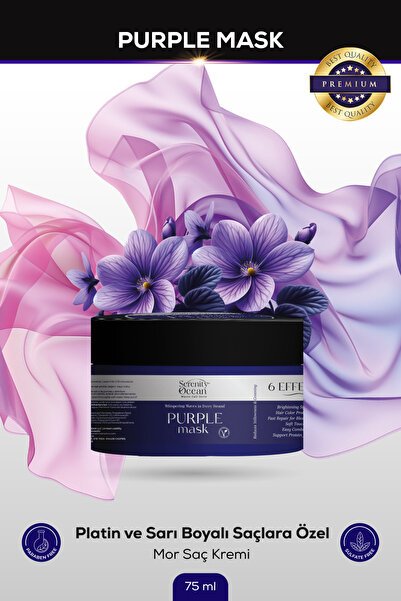 Serenity Ocean Vegan Mor Maske 75 Ml-tatil Boy SLS-PARABEN-TUZ İÇERMEZ