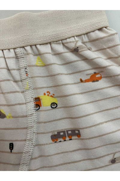 elmas kids Βαμβακερά ριγέ μπόξερ με σχέδιο αυτοκινήτου για αγόρι