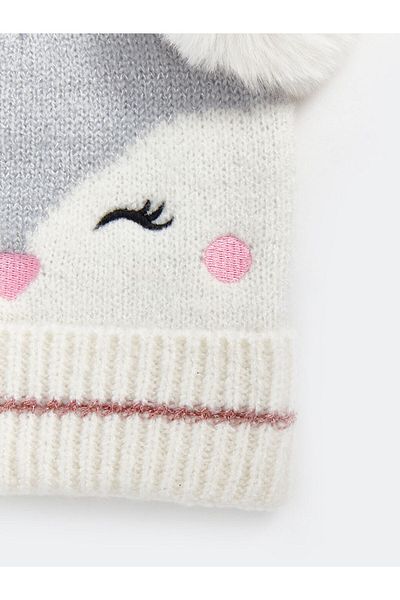LC Waikiki Girl's Pompom Detailed Beret