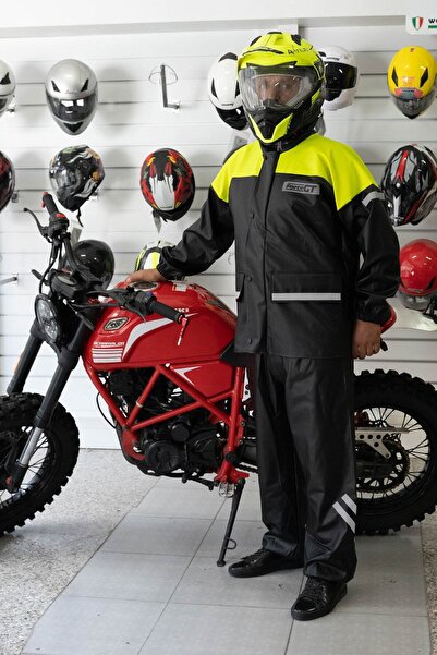 Forte GT 1134 Pvc Yağmurluk Cepli Model Alt Üst Takım