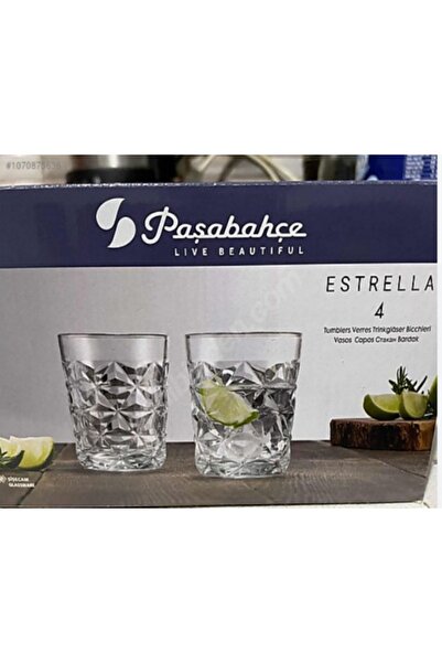 Paşabahçe PAŞABAHÇE- 520514 ESTRELLA 4 PARÇA MEŞRUBAT BARDAK SETİ