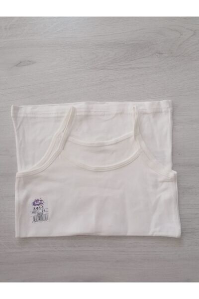 KOTA Girl's Cotton Thin Rope Strap Solid Color 6-Piece Athlete Assortment Color 3411