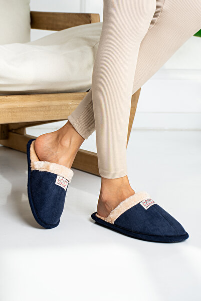 Fogs Pofuduk Ev Terliği Erkek Kadın Için Ses Yapmaz Taban Içi Kürklü Yıkanabilir