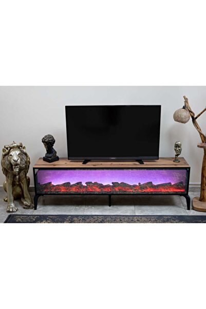 BSRMOBİLYA LEON ŞÖMİNELİ TV ÜNİTESİ