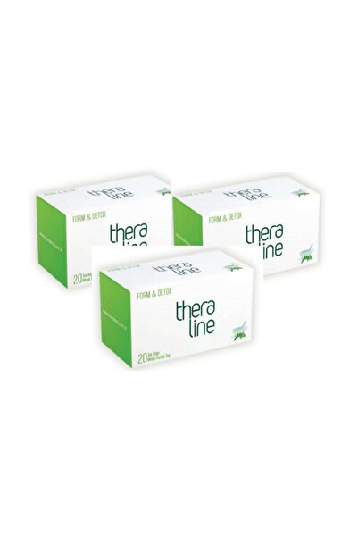 Theraline Form & Detox Bitki Çayı Süzen Poşet (3 Kutu) 60 Adet