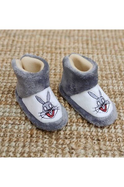 ZERDALİFE Γκρι Rabbit Unisex Home Boots - Παντόφλες 111182
