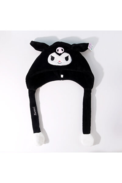 facnspt Anime – Kawaii Sanrio – Πελούς Καπέλα που παίζουν με τα αυτιά της Kuromi