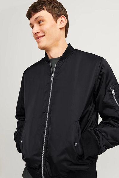 Jack & Jones Ανδρικό μαύρο μπουφάν JJOCEAN