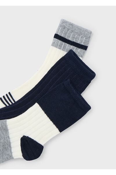 MAYORAL Boys' 3-Piece Socks - Navy Blue