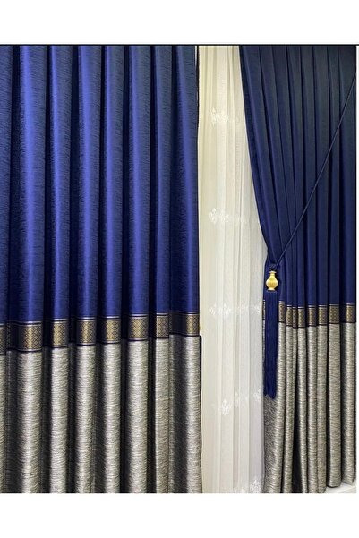 beatiful PERDELA PARISIANĂ 1/3 CU PIELE TUBULARE CU PIELE UNICA -CU ACCESORII CA CADOU-