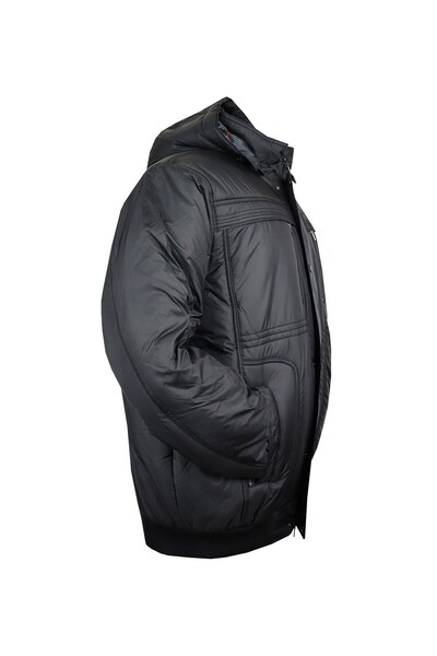 marufshop Large Size Black Thick Winter Coat - Suitable for Decons between 125-230 Kilo