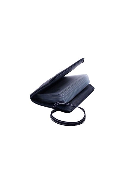 MKM MAN Mkm Faux Leather Wallet with Transparent Card Holder and Rubber Lock