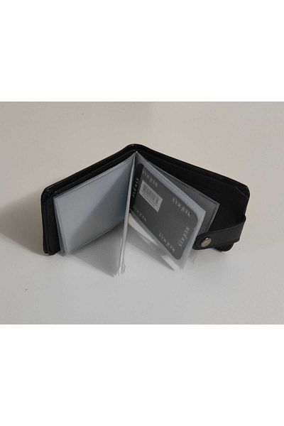 MKM Lamazihome Black Men's Wallet Card Holder