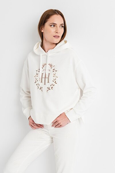 Tommy Hilfiger Rahat Kesim KAPÜŞONLU  Hoody Monogram