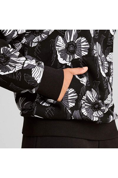 Puma ESS+ CLASS ACT Kadın Grafik Kapüşonlu Sweatshirt