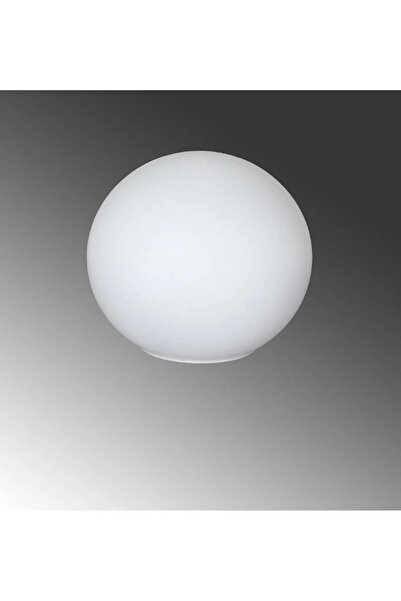 burenze Beyaz Cam Kapalı Yedek Avize Camı Beyaz Glop Cam 14 Cm Çap