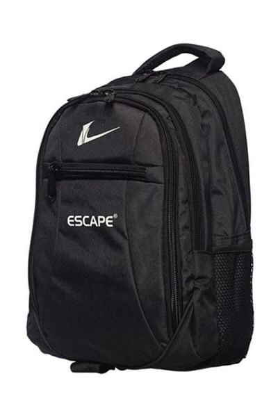 ESCAPE Black Fabric School and Daily Backpack with Laptop Compartment 307