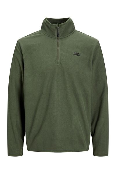 Jack & Jones Fleece-Sweatshirt mit Logo-Print
