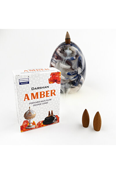 Morey Darshan Amber Geri Akış Tütsü 1 Paket 10 Geri Akış Tütsü