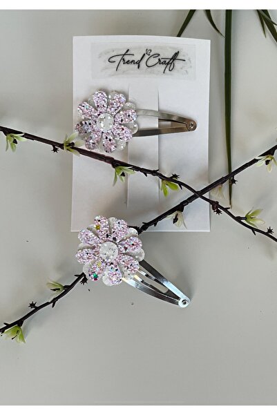 Trend Toka Set of 2 Glitter Daisy Buckles